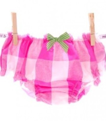 Cerise Gingham Bloomers