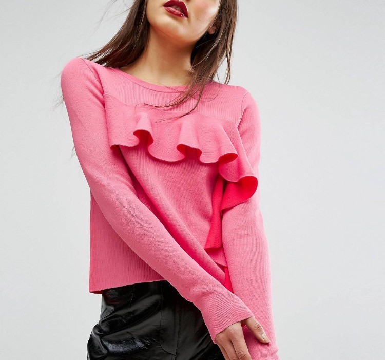 ASOS Pink Ruffle