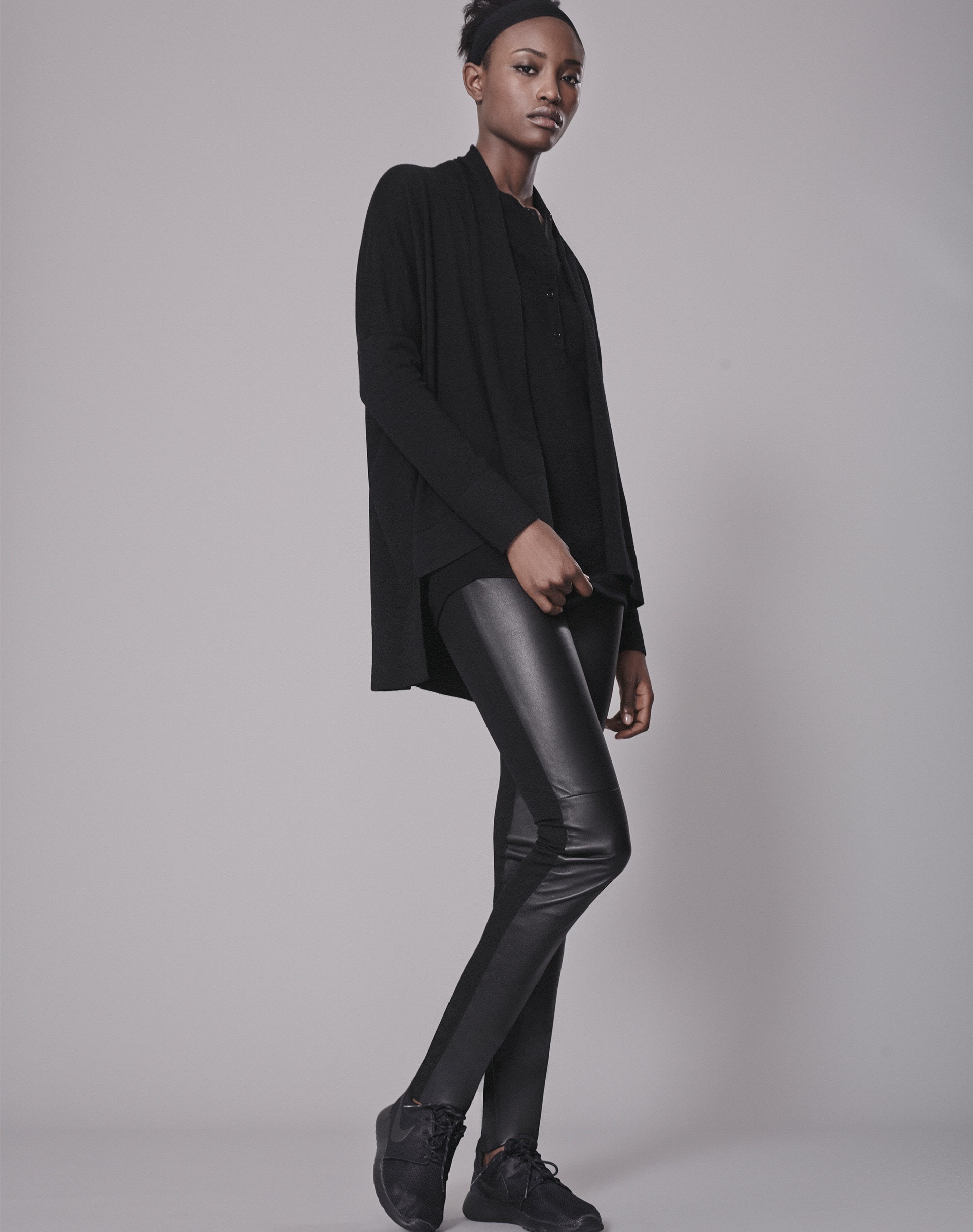 Half Leather Legging