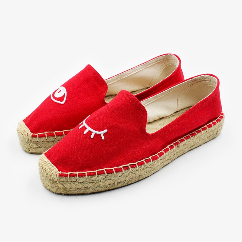 red espadrilles 