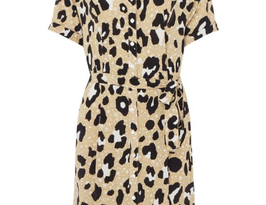 Leopard Shirt Dress